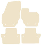 Volvo XC70 Manual 2007-2016 Beige Luxury Velour Tailored Car Mats NV HITECH