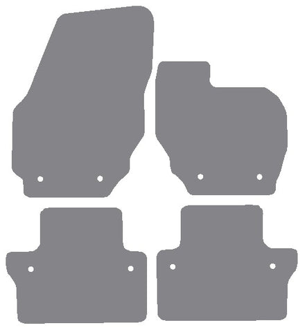 Volvo XC70 Manual 2007-2016 Grey Premium Carpet Tailored Car Mats NV HITECH