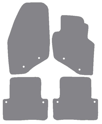 Volvo XC70 2000-2007 Grey Premium Carpet Tailored Car Mats NV HITECH