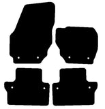 Volvo XC70 Automatic 2007-2016 Black Premium Carpet Tailored Car Mats NV HITECH