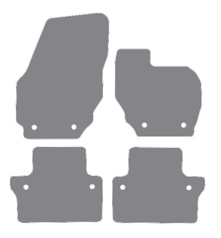 Volvo S80 Manual 2006-2016 Grey Premium Carpet Tailored Car Mats NV HITECH