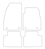 Vauxhall Insignia (FRONT FIXINGS ONLY) 2008-2013 Tailored VS Rubber Car Mats