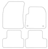 Vauxhall Grandland X 2017 onwards Tailored VS Rubber Car Mats