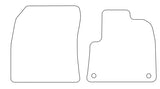 Vauxhall Combo E 2018 onwards Tailored VS Rubber Car Mats