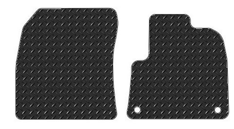 Vauxhall Combo E Van Fronts 2018 onwards Chequered Rubber Tailored Van Mats HITECH