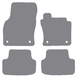 VW Golf Mk8 2020 onwards Grey Premium Carpet Tailored Car Mats NV HITECH