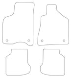 VW Lupo Automatic 1998-2005 Tailored VS Rubber Car Mats