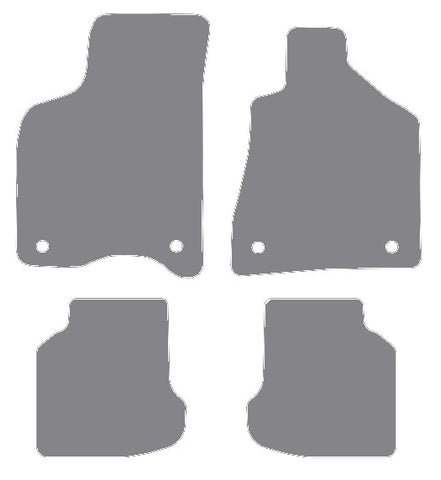 VW Lupo Automatic 1998-2005 Grey Premium Carpet Tailored Car Mats NV HITECH