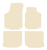 VW Beetle (Front Fixings Only) 1999-2005 Beige Luxury Velour Tailored Car Mats NV HITECH