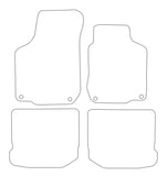 VW Beetle (Front Fixings Only) 1999-2005 Tailored VS Rubber Car Mats