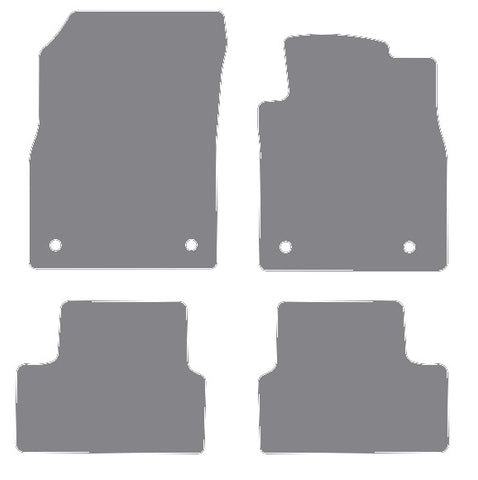 Vauxhall Astra GTC (Grand Touring Coupe) 2011-2018 Grey Premium Carpet Tailored Car Mats NV HITECH