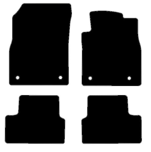 Vauxhall Astra GTC (Grand Touring Coupe) 2011-2018 Black Premium Carpet Tailored Car Mats NV HITECH