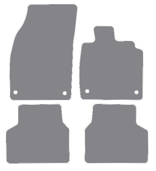 VW ID.3 2020 onwards Grey Premium Carpet Tailored Car Mats NV HITECH