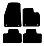 Volvo XC40 Manual 2018 onwards Black Luxury Velour Tailored Car Mats NV HITECH