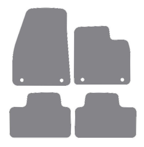 Volvo XC40 Manual 2018 onwards Grey Premium Carpet Tailored Car Mats NV HITECH