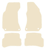 VW Passat Oval Fixings 2000-2005 Beige Luxury Velour Tailored Car Mats NV HITECH