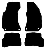 VW Passat Oval Fixings 2000-2005 Black Luxury Velour Tailored Car Mats NV HITECH