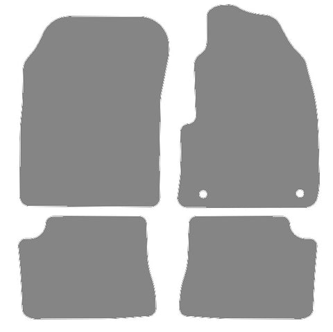 Vauxhall Corsa-e Electric 2020 onwards Grey Luxury Velour Tailored Carpet Car Mats NV HITECH