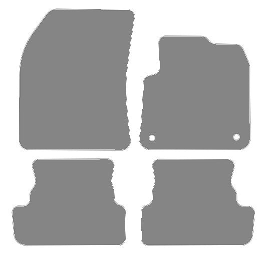 Vauxhall Grandland PHEV 2020 onwards Grey Premium Carpet Tailored Car Mats NV HITECH