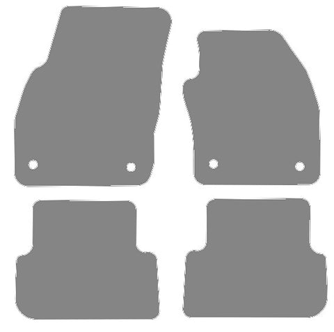 VW Taigo 2020 onwards Grey Premium Carpet Tailored Car Mats NV HITECH