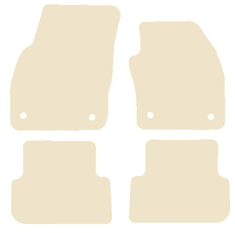 VW Taigo 2020 onwards Beige Luxury Velour Tailored Carpet Car Mats NV HITECH