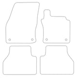 VW Caddy MPV 2021 onwards Tailored VS Rubber Car Mats