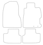 Honda Civic 3Dr Inc Type R 2001-2006 Tailored VS Rubber Car Mats