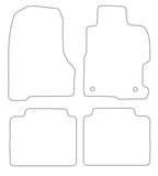 Honda Civic 5Dr 2004-2005 Tailored VS Rubber Car Mats