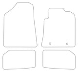 Hyundai Kona Electric SX2 2024 onwards Tailored VS Rubber Car Mats