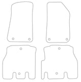 Jeep Wrangler 4Dr (JL) 2018 onwards Tailored VS Rubber Car Mats