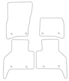 Land Rover Defender L663 110 7 Seater 2020 onwards Tailored VS Rubber Car Mats