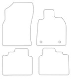 Toyota Camry 2019 onwards Tailored VS TPE Rubber Mats