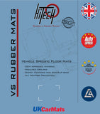 Kia Rio 2005-2009 Tailored VS Rubber Car Mats