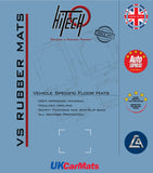 MG MGA 1955-1962 Tailored VS Rubber Car Mats