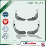 Genuine Hitech Mercedes C Class W204/S204 AMG Sport Mudflaps 2007-2010 Irid-Silver