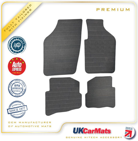 Volkswagen VW Polo MK4 (Oval Fixings) 2002-2009 Premium Moulded TPE Rubber Car Mats