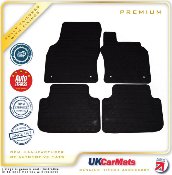 Volkswagen Tiguan 2016 onwards Premium Moulded TPE Rubber Car Mats