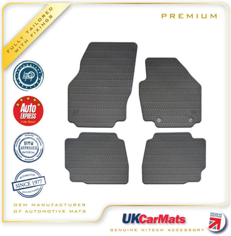 Ford Mondeo MK4 Round Clips 2007-2013 Premium Moulded TPE Rubber Car Mats