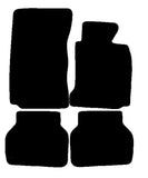 BMW 5 Series (E39) 4dr Saloon / Touring 1996-2003 Black Tailored Carpet Car Mats NV HITECH