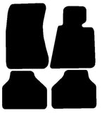 BMW 7 Series Saloon E65 2002-2008 Black Tailored Carpet Car Mats NV HITECH