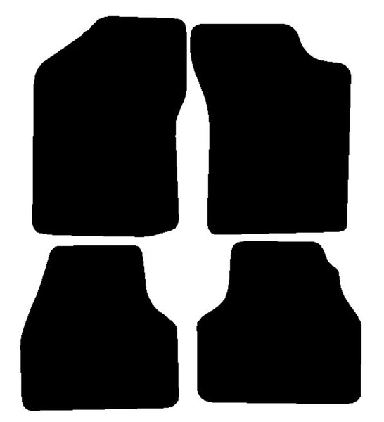 Citroen BX 1985-1995 Black Tailored Carpet Car Mats NV HITECH