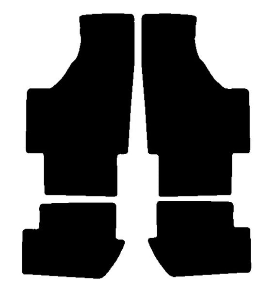 Fiat 126 1977-1992 Black Tailored Carpet Car Mats NV HITECH