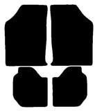 Ford Escort Mk3 / Escort Mk4 1980-1991 Black Tailored Carpet Car Mats NV HITECH