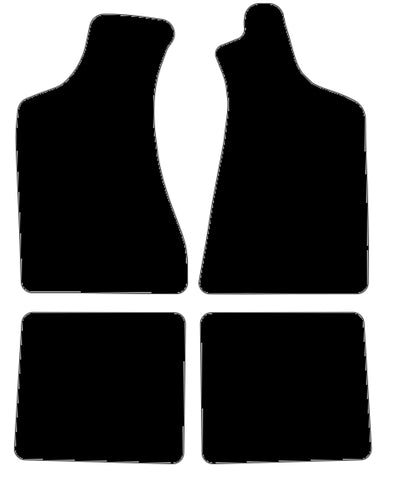 Ford Escort Automatic Mk1 / Mk2 1968-1980 Black Tailored Carpet Car Mats NV HITECH