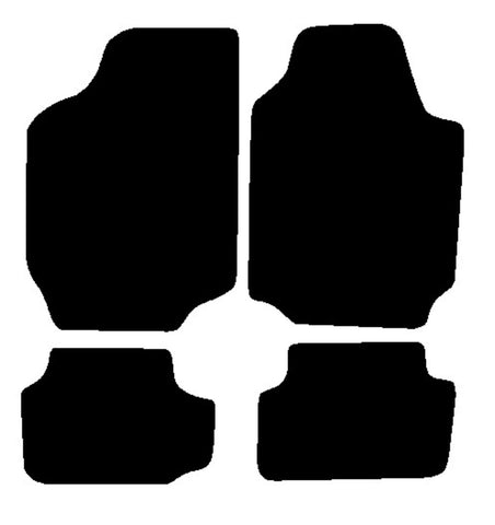 Ford Escort Mk5 Cabriolet 1994-1998 Black Tailored Carpet Car Mats NV HITECH