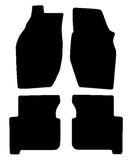 Fiat Croma 1987-1994 Black Tailored Carpet Car Mats NV HITECH