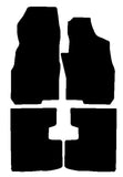 Fiat Punto Grande 2006-2009 Black Tailored Carpet Car Mats NV HITECH