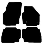 Ford Mondeo Mk4 (Round Fixings) 2012-2014 Black Tailored Carpet Car Mats NV HITECH