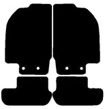 Ford Sport Ka 2003-2009 Black Tailored Carpet Car Mats NV HITECH
