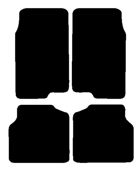 Ford Cortina Mk4 1976-1979 Black Tailored Carpet Car Mats NV HITECH